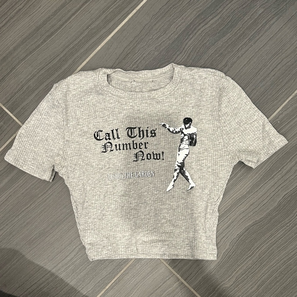 Grey Graphic Tee The Garden Band